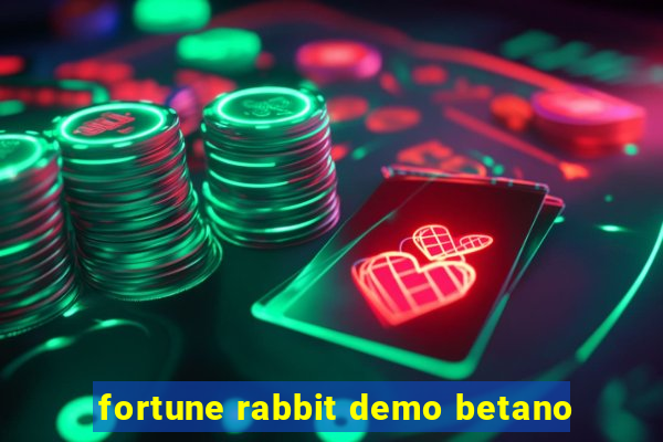 fortune rabbit demo betano